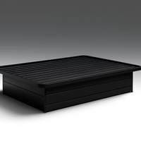 Base de lit plateforme en métal XL Maitry International, moderne, réglable et pliable, construction métallique robuste pour chambres à coucher