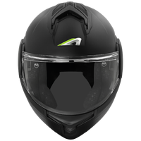 Casque de moto ASTONE RV6 noir mat, nouveau matériau ABS durable, garantie 1 an