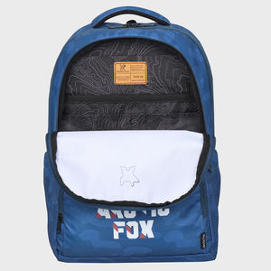 Sac à dos pour ordinateur portable Arctic Fox pour les voyages et le bureau, en denim foncé, doublure en polyester et nylon, style minimaliste décontracté - Product Image 4