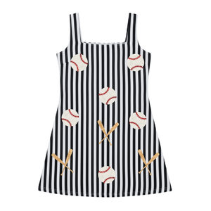 Vestido Midi Elegante de Verano para Mujer, Casual, Sólido, Ecológico, Transpirable, de Algodón, con Lentejuelas y Logotipo Frontal - Product Image 1