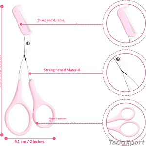 Tondeuse à sourcils électrique avec peigne, lame inclinée en acier inoxydable, pour le modelage des sourcils et le rasage de la barbe, beauté - Product Image 6