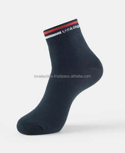 Calcetines Deportivos de Algodón para Hombre, Talla Grande, Casuales, de Punto Jacquard, de Secado Rápido, Antibacterianos, al por Mayor, de Marca, Personalizados - Product Image 1