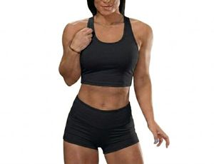 Ensemble Athlétique Premium pour Femme : Soutien-Gorge de Sport à Séchage Rapide et Short de Fitness – Tenue de Sport - Product Image 1