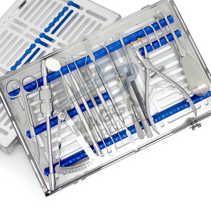 Nouveauté - Kit d'instruments de chirurgie parodontale manuels certifiés CE - Cassette - Chirurgie orale orthodontique - Acier - Product Image 5