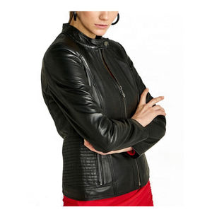 <b>Women</b> Genuine Leather <b>Jackets</b> Custom Design Breathable <b>Lightweight</b> Comfortable <b>Womens</b> <b>Jackets</b> Stylish Winter Leather <b>Jackets</b> OEM - Product Image 6