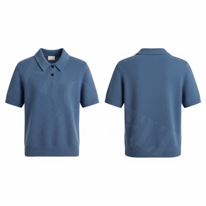 Camiseta Polo de Manga Corta de Algodón y Poliéster para Hombre, Tejido Suave de Mezcla de Algodón, Corte Clásico, Cuello con Botones, Ropa Casual - Product Image 4