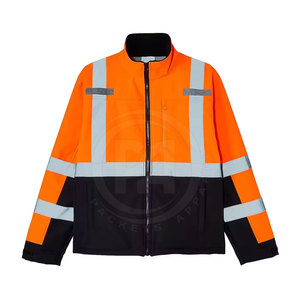Chaqueta de Seguridad Reflectante de Alta Visibilidad para Hombre, Transpirable, con Cierre, al Mejor Precio - Product Image 1