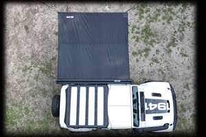 Auvent de voiture TRAP OVERLAND Straight Awning 2,5 m, testé au vent, grande taille, autoportant, robuste, pour 4x4, idéal pour le overlanding. - Product Image 4