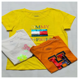 Camiseta de Verano para Niños y Niñas, 100% Algodón, Estampada, Ropa de Bebé Recién Nacido 2YK, en Stock - Product Image 4