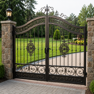Solutions de portails en fer forgé haut de gamme : Entrées personnalisées élégantes conçues pour maximiser la valeur et le style architectural de votre propriété ! - Product Image 2