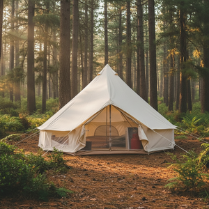 Tente pyramidale de luxe Glamp <span class=keywords><strong>Yourte</strong></span> avec cheminée pour extérieur Farmhouse B & B Camping - Product Image 1