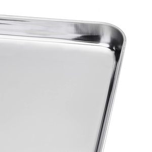Saleem internaational iron <b>tray</b> <b>set</b> of 4 stainless steel <b>tray</b> - Product Image 3
