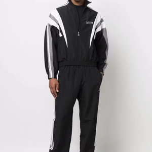 Sport Tracksuit Wholesale Training Joggers Sets Unisex School Uniform Sportswear Winter Windbreaker <b>Jacket</b> Custom Print for Men - Product Image 1