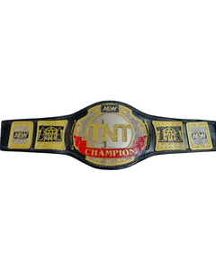 Surtechs AEW TNT Championship <b>Wrestling</b> <b>Belt</b> Replica, 2mm Brass Metal Adult Size Professional <b>Wrestling</b> Collectible Championship - Product Image 1