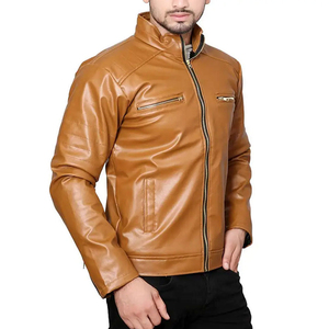 Hot Sale <b>Men's</b> Comfortable Canvas Leather <b>Jacket</b> High Quality Custom Street Wear Hot Sale <b>Men's</b> Comfortable <b>jacket</b> for <b>men</b> - Product Image 3