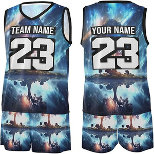 Ensemble de maillot et short de football américain imprimé pour adultes, couleur personnalisée, léger, respirant, vêtements de sport d'équipe - Product Image 1