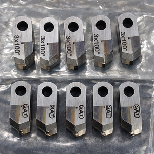 Herramienta de corte de diamante personalizada SAT Jewelry Gold Silver de 3 mm y 100 unidades para hacer joyas, herramienta de grabado, Malasia, Singapur, Surinam - Product Image 1