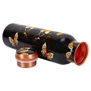 ขวดน้ำทองแดงขายส่งจำนวนมากสำหรับส่งออก ภาชนะใส่เครื่องดื่มโลหะสำหรับใช้ในโรงแรมร้านอาหาร ขวดเครื่องดื่มอัจฉริยะ - Product Image 5