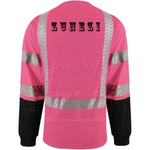 เสื้อสเวตเชิ้ตแขนยาว ANSI Class 1 สะท้อนแสง ป้องกันน้ำ พร้อมแถบสะท้อนแสงและไฟ LED  รับสกรีนโลโก้- ZUNEZI INTERNATIONAL - Product Image 2