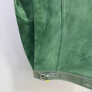 Veste en cuir de vache pour homme de haute qualité, style vintage, doublure en polyester, fermeture à boutons et fermeture éclair, écologique, pour l'hiver et la moto - Product Image 3