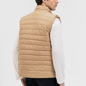 Gilet pour homme avec logo personnalisé, doublure intérieure douce et tissu coupe-vent, idéal pour les activités de plein air, vente en gros - Product Image 3