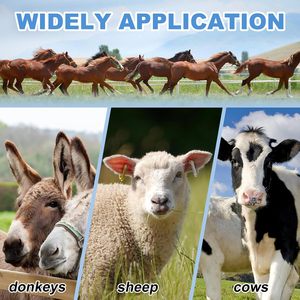 Cortauñas de 10 pulgadas, herramienta de herrador, tijeras para recortar pezuñas de cabras, caballos, burros, vacas y otros animales - Product Image 5