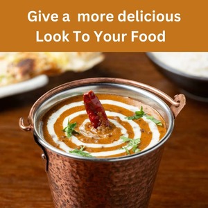 <b>Copper</b> Hammered Balti Pot Kadhai With Handle Antique Finish Durable Kitchenware <b>Copper</b> Ice Bucket With Stainless Steel Interior - Product Image 6