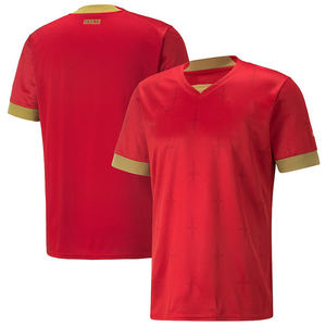Camiseta de Fútbol 2026 Azul, Mejor Calidad, 100% Poliéster, Antibacteriana, Secado Rápido, Personalizable, Talla Grande, Uniforme de Equipo, Servicio OEM - Product Image 1