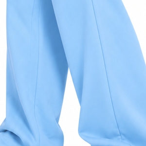 <b>Women</b> Wide Leg Flare Sweatpants Loose Fit Mid Rise Drawstring Casual Full Length Blue Letter Print <b>Pants</b> Custom Made <b>Pants</b> - Product Image 6