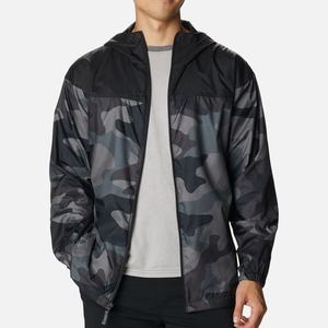 <b>Men</b> Hooded Windbreaker <b>Jacket</b> Camouflage Print Lightweight Zipper Closure Casual Spring Outdoor Wear - Product Image 6