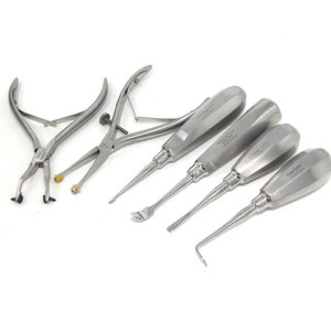 Kit Premium de 6 Piezas para Extracción de Coronas Dentales, Pinzas Separadoras, Elevadores, Acero Inoxidable, Instrumentos Quirúrgicos TEGRA SURGICAL - Product Image 2