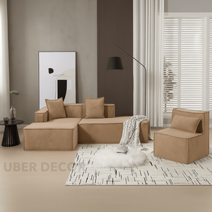 Nestura โมดูลโซฟาแบ่งส่วนรูปตัวแอลปรับแต่งได้ทันสมัย - Product Image 1