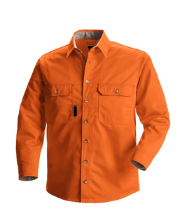Chemise de travail FR pour hommes, 100 % coton, respirante, ignifuge, qualité supérieure, la plus vendue en gros, pour le soudage industriel - Product Image 6