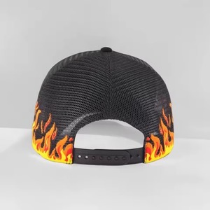 Custom Front Logo Printed Trucker Cap Hot Selling 5 Panel Mesh Back Trucker <b>Hat</b> Breathable - Product Image 4