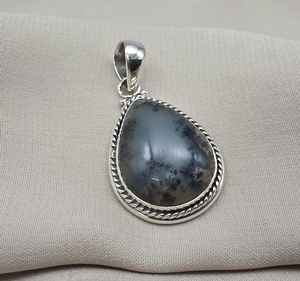 Pendentif en agate, argent sterling 925, bijoux en pierres précieuses naturelles faits à la main, fabricant en gros - Product Image 3