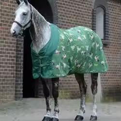 Couverture d'équitation de haute qualité personnalisable pour chevaux, imperméable et respirante, avec doublure en fourrure, pour l'équitation - Product Image 6