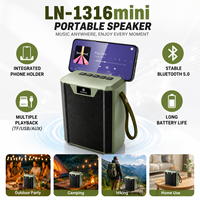 Haut-parleur sans fil de poche LN-1316mini 6W, lecteur audio à volume élevé, prise en charge des cartes USB et TF avec sangle de transport, personnalisation OEM usine
