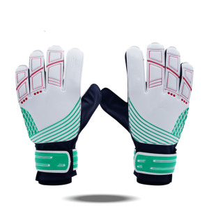 Football Goalkeeper Gloves Wrist Length <b>Full</b> Finger Non-<b>Slip</b> Breathable Adjustable Wrist Strap Unisex Sports PU Material Finger - Product Image 6
