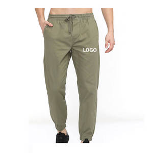 กางเกงผู้ชาย กางเกงวอร์มผ้าแคนวาสนุ่ม น้ำหนักเบา สวมใส่สบายทุกวัน มีกระเป๋าอเนกประสงค์ เอวกลาง ยางยืด เหมาะสำหรับออกกำลังกาย - Product Image 3