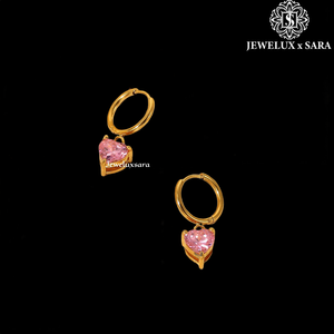 Moissanite Diamond Hoop Butterfly Earrings in Sterling Silver Fashion Jewelry for Daily Wear and Special Event Use - Product Image 1