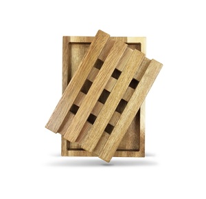 Porte-savon en bois portable, écologique, pour la salle de bain, support de rangement pour savon en barre, artisanat naturel à prix avantageux - Product Image 6