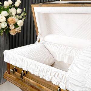 โลงศพโกศสำหรับงานศพกล่องแข็งสไตล์อเมริกาเหนือ - Product Image 5