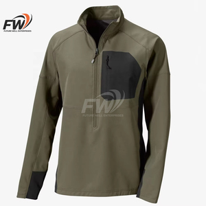 Vêtements de chasse pour hommes en tissu polaire chaud personnalisé de haute qualité, camouflage, vente en gros, chemise de chasse, vêtements de chasse - Product Image 6