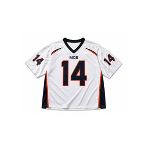 Maillots de football américain surdimensionnés de qualité supérieure, personnalisables, respirants, à séchage rapide, en mesh, OEM, antibactériens, unisexes, vente en gros - Product Image 3