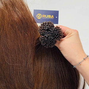 Extensiones de Cabello Virgen Vietnamita al por Mayor Rusa Hair, Punta Plana, Doble Trama a Máquina, Textura Lisa/Ondulada/Rizada, Logotipo Personalizado, Alta Calidad - Product Image 4