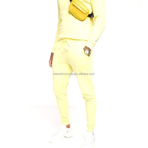 Ensembles de survêtements de fitness d'hiver de qualité supérieure pour hommes Combinaison de jogging à séchage rapide avec motif solide Design à la mode ODM/OEM - Product Image 6