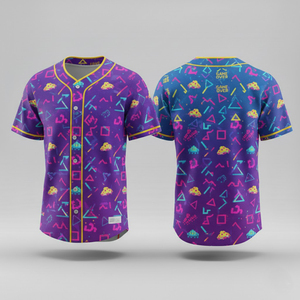 Maillot de baseball professionnel respirant sublimé avec logo personnalisé, équipement d'équipe pour uniformes de ligue de baseball des lycées 2026 - Product Image 4