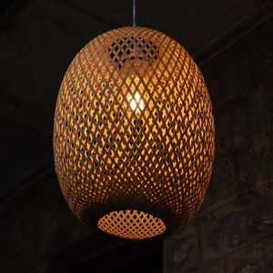 Lampe de table en bambou noir pour la décoration de la maison, de la chambre à coucher, du salon et l'éclairage intérieur - Product Image 2