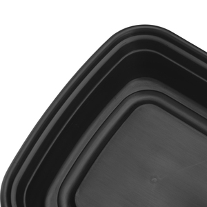 42oz Rectangular Microwaveable <b>Container</b> with <b>Lid</b>, 150 Sets (50/6) - Product Image 3