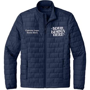Veste CUSTOM pour homme J854, logo brodé personnalisé, textes, réversible, coque Ripstop, couleur brique, imperméable, fermeture éclair, ODM XS - Product Image 3